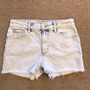 Wild Fable Bleached Denim Shorts